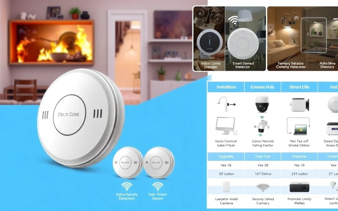 Guide complet du détecteur de fumée Delta Dore : sécurité et connectivité pour votre maison