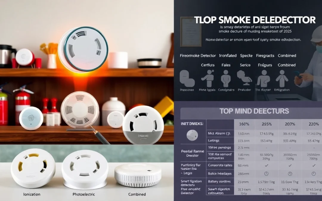 Découvrez les Meilleurs Détecteurs de Fumée en 2025 : Guide d&rsquo;Achat et Comparatif